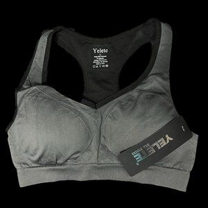 Brand New YELETE Women’s Cut Out Detailed Activewear Sports Bra